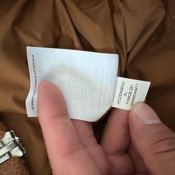 Jordan Essentials Winter Fleece Vest Black Tan - Picture 8 of 8